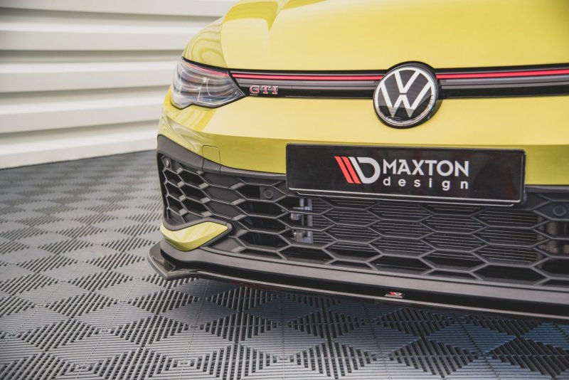 Maxton Front Ansatz V.3 für Volkswagen Golf 8 GTI Clubsport schwarz Hochglanz VW-GO-8-GTI-CS-FD3-G
