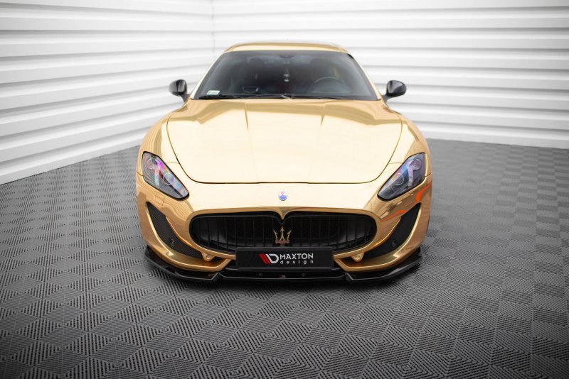Maxton Front Ansatz V.2 Maserati Granturismo Mk1 Facelift schwarz Hochglanz MS-GT-1F-FD2-G