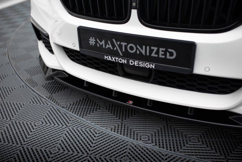 Maxton Front Ansatz V.4 BMW 5er M-Paket G30 / G31 schwarz Hochglanz BM-5-G30-MPACK-FD4-G