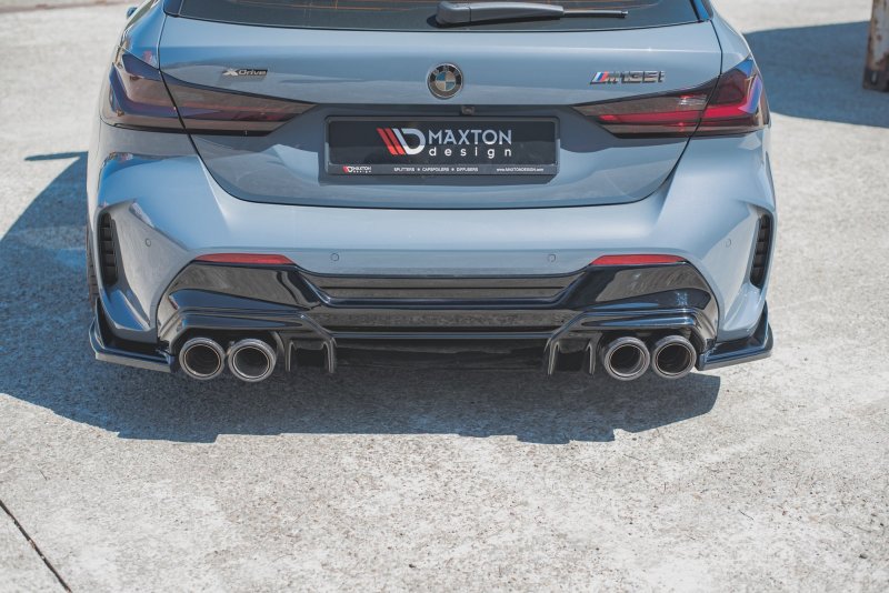 Maxton Heck Ansatz Flaps Diffusor V.4 für BMW 1er F40 M-Paket/ M135i schwarz Hochglanz BM-1-40-M-RSD3-G