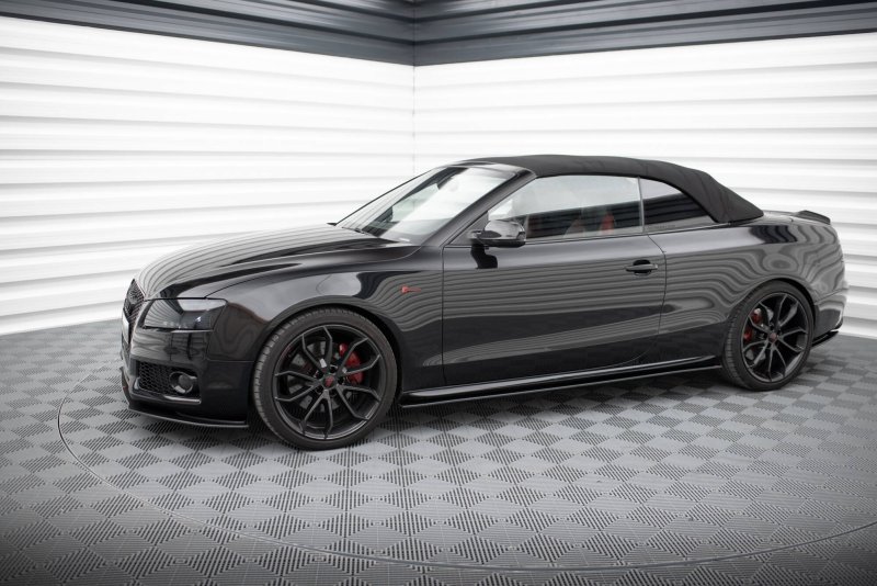 Maxton Street Pro Seitenschweller Ansatz Audi A5 / A5 S-Line / S5 Coupe / Cabrio 8T / 8T Facelift AUS51CNC-SD1B