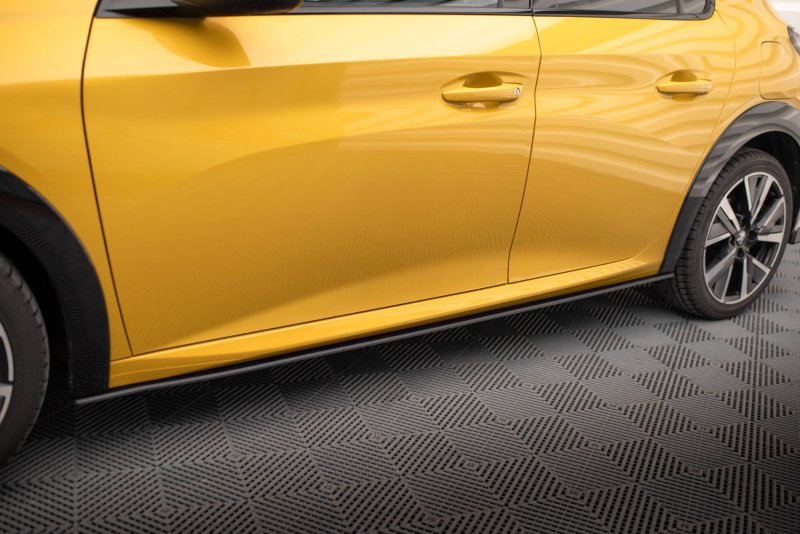 Maxton Street Pro Seitenschweller Ansatz für Peugeot 208 GT Mk2 PE2082GTCNC-SD1BRB