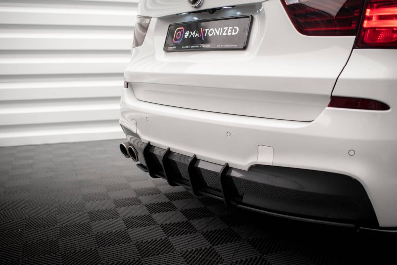 Maxton Street Pro Heckschürze für BMW X3 M-Paket F25 BMX325MPACKCNC-RS1B