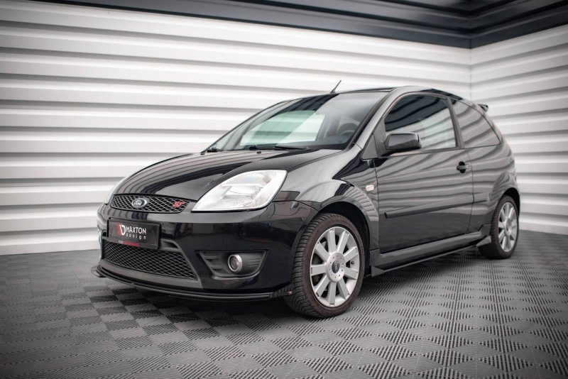 Maxton Street Pro Seitenschweller Ansatz für + Flaps Ford Fiesta ST Mk6 schwarz Hochglanz FOFI6STCNC-SD1BRB+SF1-G