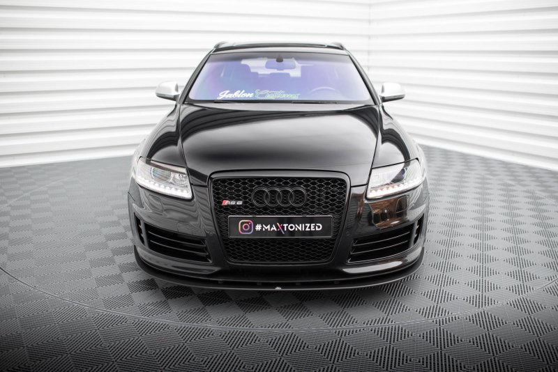Maxton Street Pro Front Ansatz für für Audi RS6 Avant C6 AURS6C6CNC-FD3BRB