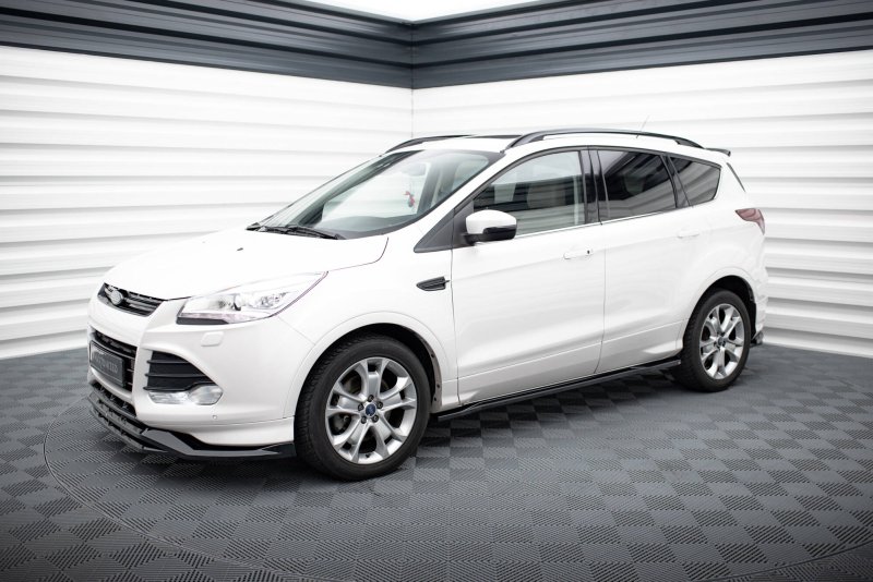 Maxton Seitenschweller Ansatz Ford Kuga ST-Line Mk2 schwarz Hochglanz FO-KU-2-STLINE-SD1-G