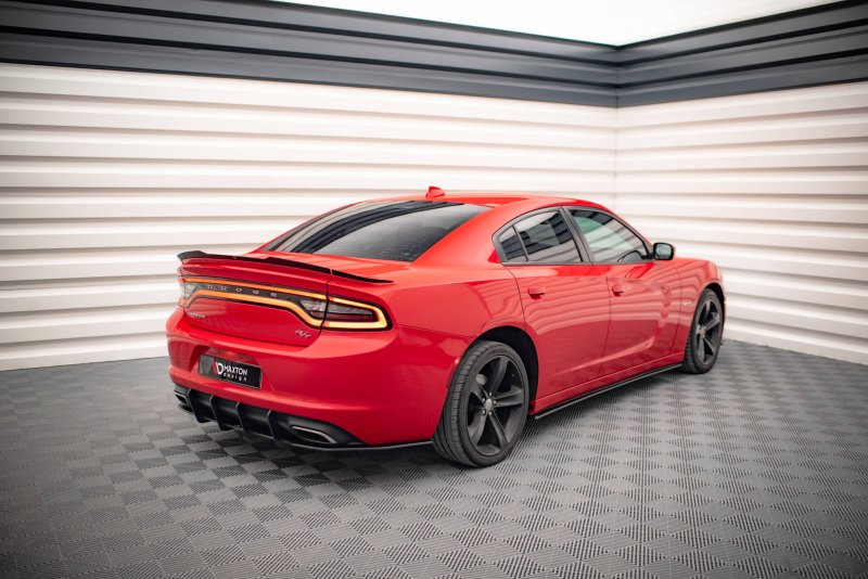 Maxton Street Pro Seitenschweller Ansatz für Dodge Charger RT Mk7 Facelift DOCH2RTCNC-SD1BRB