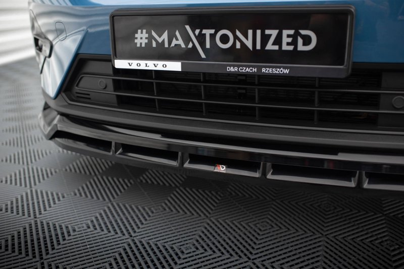 Maxton Front Ansatz Volvo C40 Mk1 schwarz Hochglanz VO-C40-1-FD1G+FD1R-G