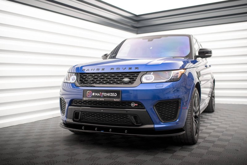 Maxton Front Ansatz V.1 für Land Rover Range Rover Sport SVR Mk2 schwarz Hochglanz LR-RR-SPORT-2-SVR-FD1-G