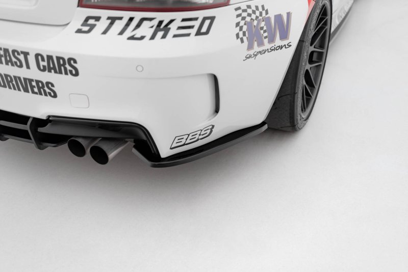 Maxton Heck Ansatz Flaps Diffusor BMW 1er M Coupe E82 schwarz Hochglanz BM-1-82-M-RSD1-G