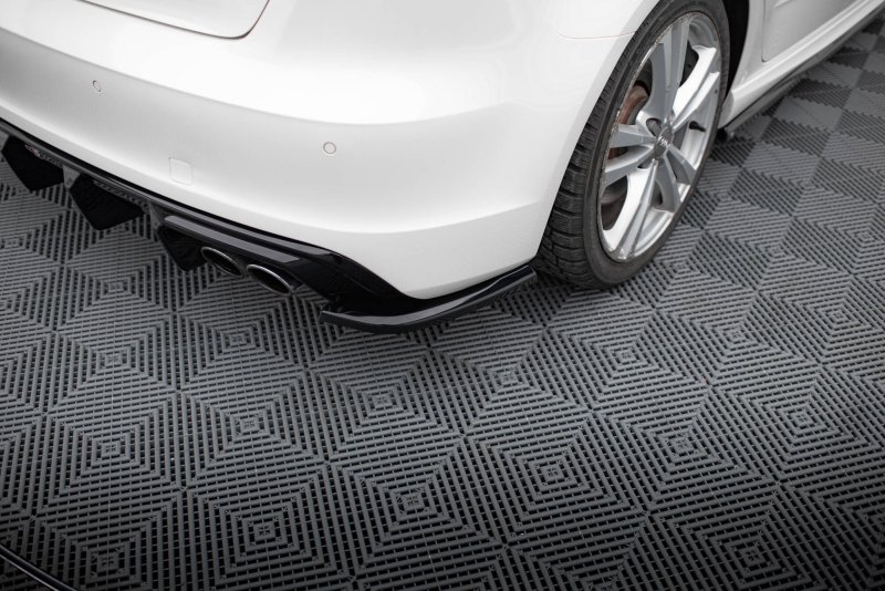 Maxton Heck Ansatz Flaps Diffusor Audi S3 Sportback 8V schwarz Hochglanz AU-S3-8V-SB-RSD1-G