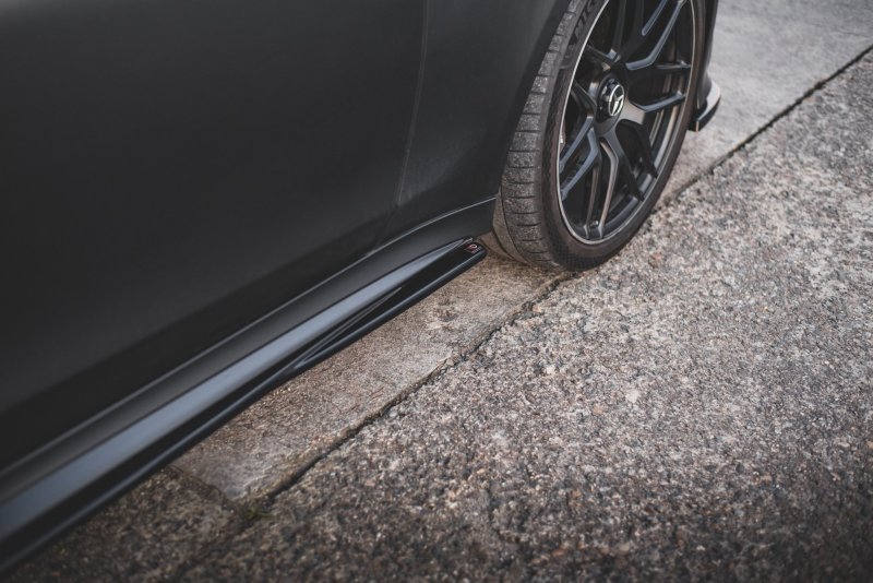 Maxton Seitenschweller Ansatz für Mercedes-AMG GT 53 4-Door Coupe schwarz Hochglanz ME-GT-4D-53-SD1-G