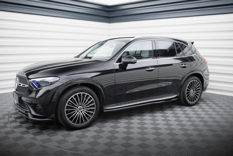 Maxton Seitenschweller Ansatz Mercedes-Benz GLC AMG-Line X254 schwarz Hochglanz ME-GLC-X254-AMGLINE-SD1-G
