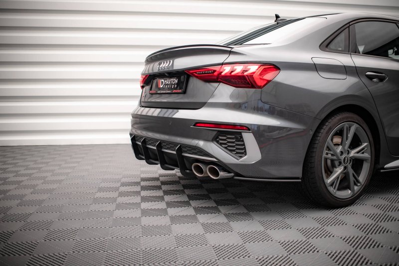 Maxton Street Pro Heckschürze für Audi S3 Limousine 8Y AUS38YSCNC-RS1B+BRBI