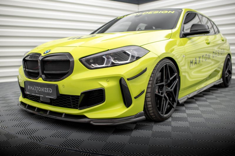 Maxton Carbon Fiber Front Bumper Wings (Canards) BMW 1er F40 M-Paket/ M135i CF-BM-1-40-M-CAN1+CAN2-245-P