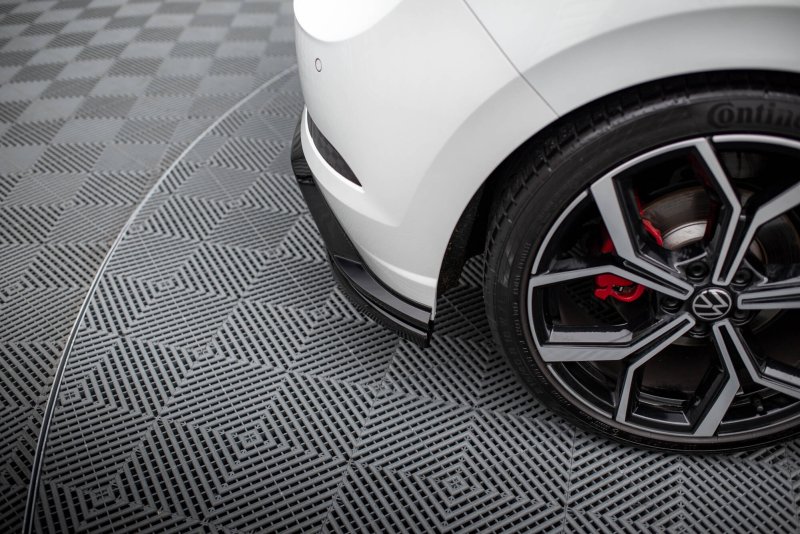 Preview: Maxton Heck Ansatz Flaps Diffusor VW Polo AW GTI Facelift schwarz Hochglanz VW-PO-6F-GTI-RSD1-G