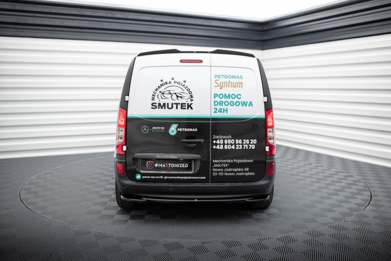 Maxton Spoiler CAP Abrisskante Mercedes-Benz Citan Mk1 schwarz Hochglanz ME-CI-1-CAP1-G