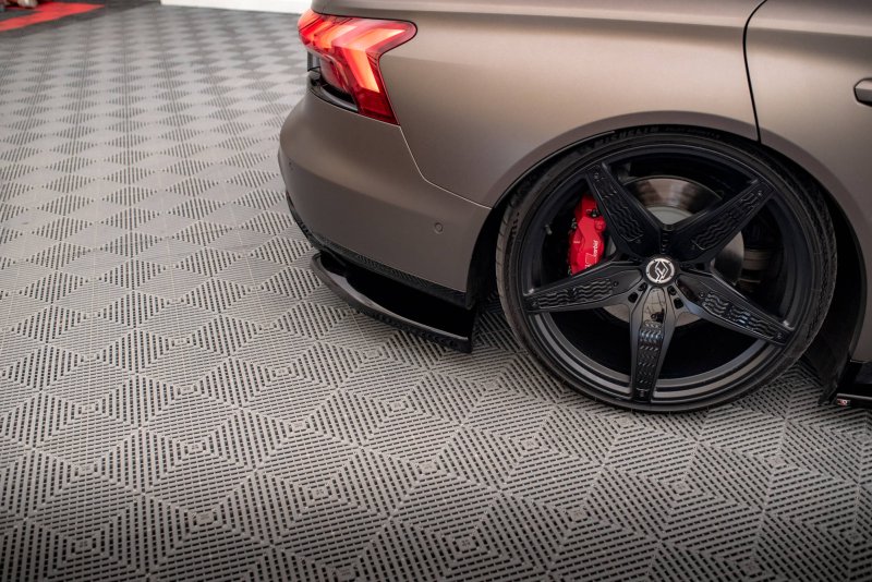 Maxton Heck Ansatz Flaps Diffusor V.2 für Audi e-Tron GT / RS GT Mk1 schwarz Hochglanz AU-ETRON-1-RS-RSD2-G
