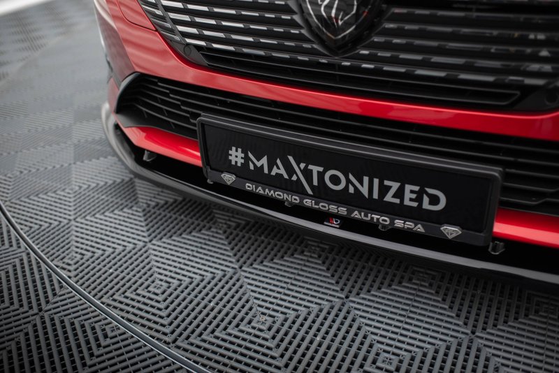 Maxton Front Ansatz V.1 Peugeot 308 Mk3 schwarz Hochglanz PE-308-3-SW-FD1-G