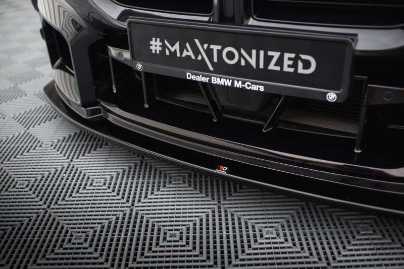 Maxton Front Ansatz V.4 für BMW M2 G87 schwarz Hochglanz BM-M2-G87-FD4-G