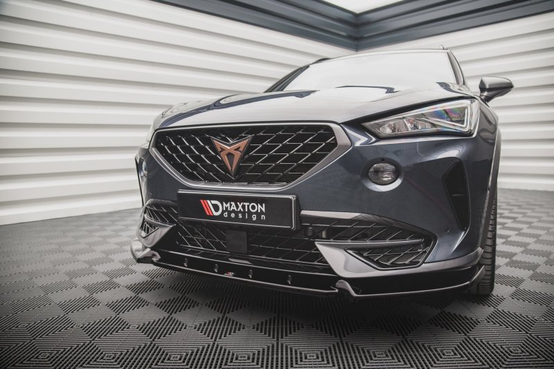 Maxton Front Ansatz V.2 für Cupra Formentor schwarz Hochglanz CU-FO-1-FD2-G