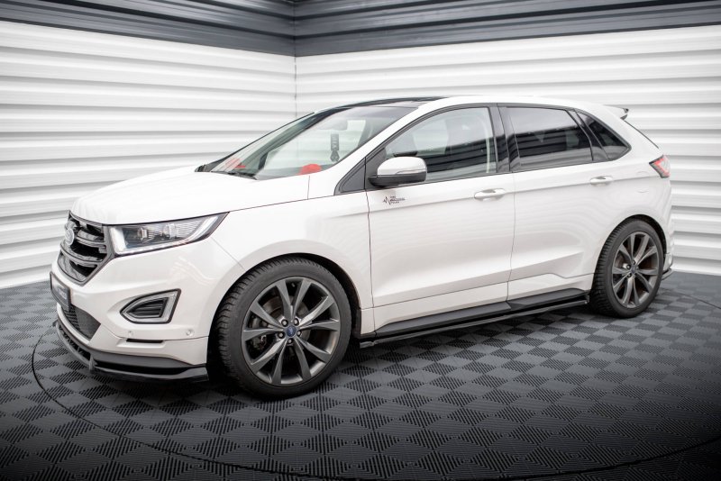 Preview: Maxton Seitenschweller Ansatz für Ford Edge Sport Mk2 schwarz Hochglanz FO-ED-2-SPORT-SD1-G