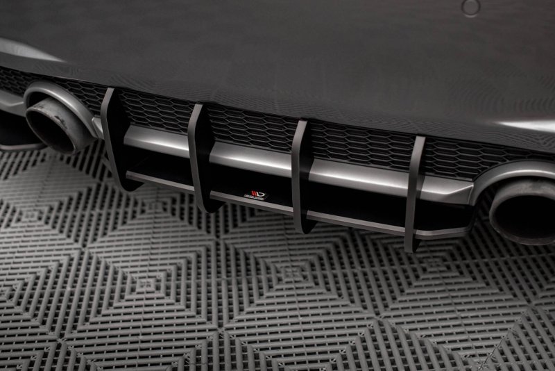 Maxton Street Pro Heckschürze Audi TT S-Line 8S AUTT3SLINECNC-RS1B