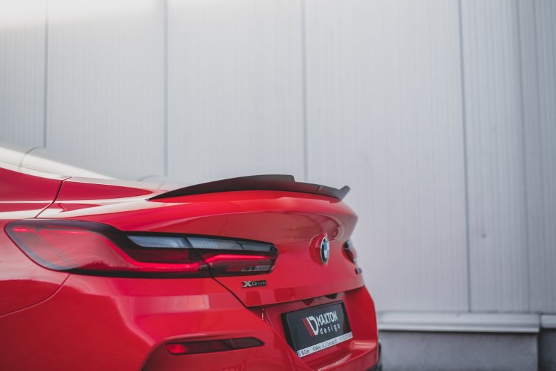 Maxton Spoiler CAP für BMW 8 Coupe M-Paket G15 schwarz Hochglanz BM-M850-G15-CAP1-G