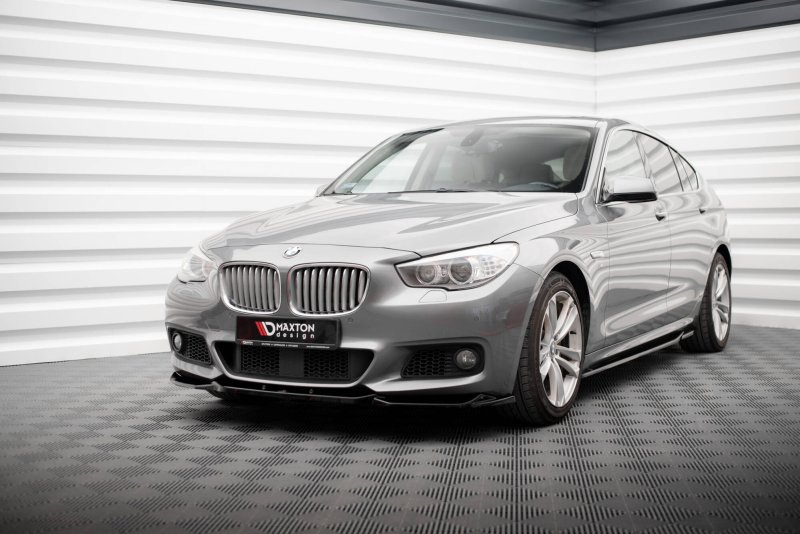 Maxton Front Ansatz BMW 5er GT M-Paket F07 schwarz Hochglanz BM-5-GT-07-MPACK-FD1-G