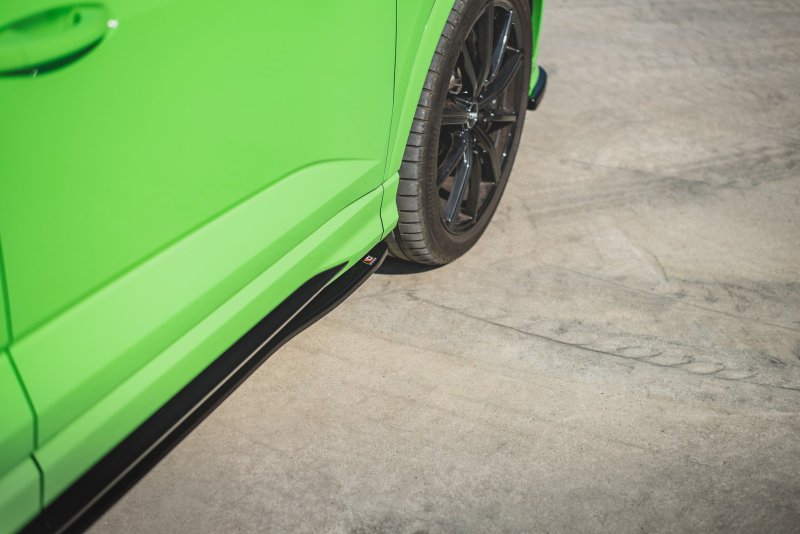 Maxton Seitenschweller Ansatz für Audi RSQ3 F3 schwarz Hochglanz AU-RSQ3-2-SD1-G