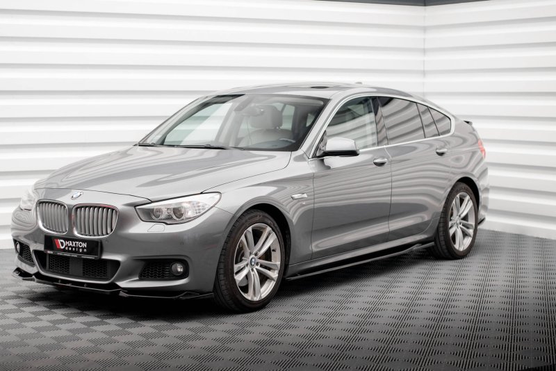 Maxton Seitenschweller Ansatz BMW 5er GT M-Paket F07 schwarz Hochglanz BM-5-GT-07-MPACK-SD1-G