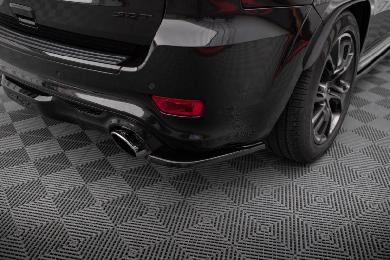 Maxton Heck Ansatz Flaps Diffusor Jeep Grand Cherokee SRT WK2 Facelift schwarz Hochglanz JE-GC-4F-SRT8-RSD1-G