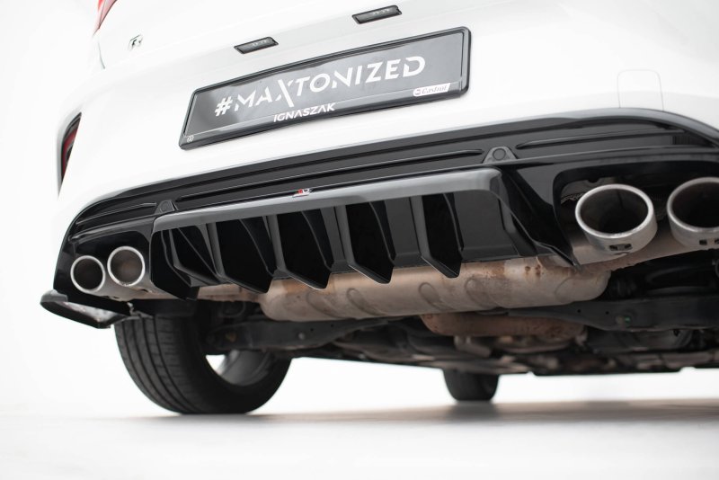 Maxton Mittlerer Diffusor Heck Ansatz DTM Look VW T-Roc R Mk1 schwarz Hochglanz VW-T-ROC-1PF-R-RD1G+RD2-G