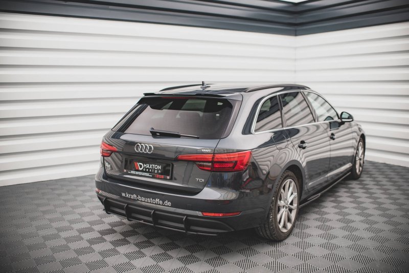 Maxton Street Pro Heckschürze für Audi A4 Avant B9 AUA4B9AVCNC-RS1B