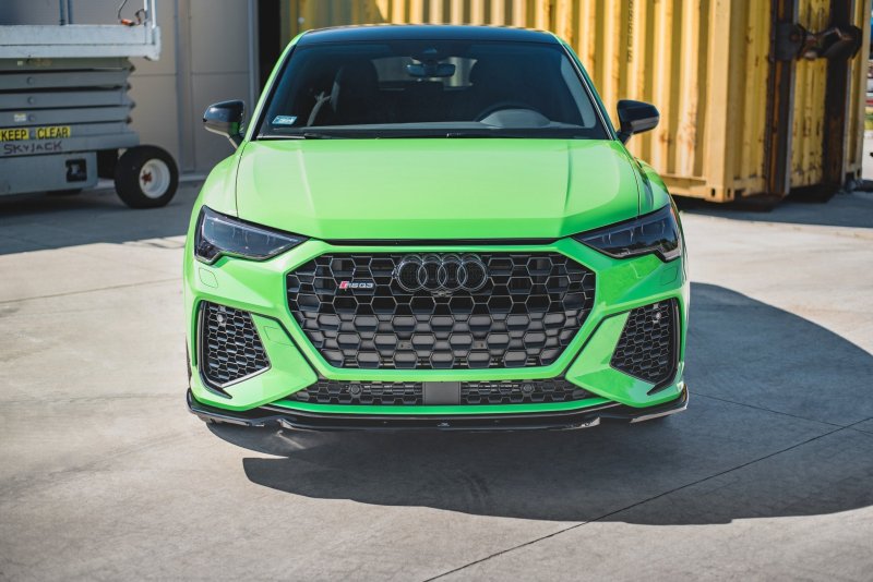 Maxton Front Ansatz V.1 für Audi RSQ3 F3 schwarz Hochglanz AU-RSQ3-2-FD1-G