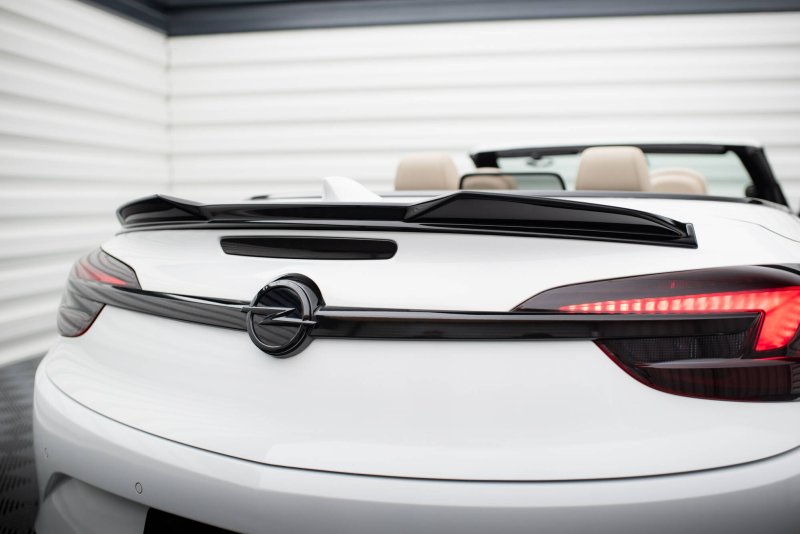 Maxton Spoiler CAP Abrisskante 3D Opel Cascada schwarz Hochglanz OP-CA-1-CAP3D1-G