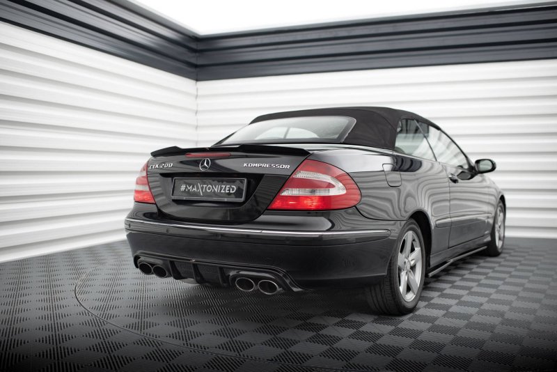 Maxton Spoiler CAP für Mercedes-Benz CLK Cabriolet A209 schwarz Hochglanz ME-CLK-209-CAP1-G