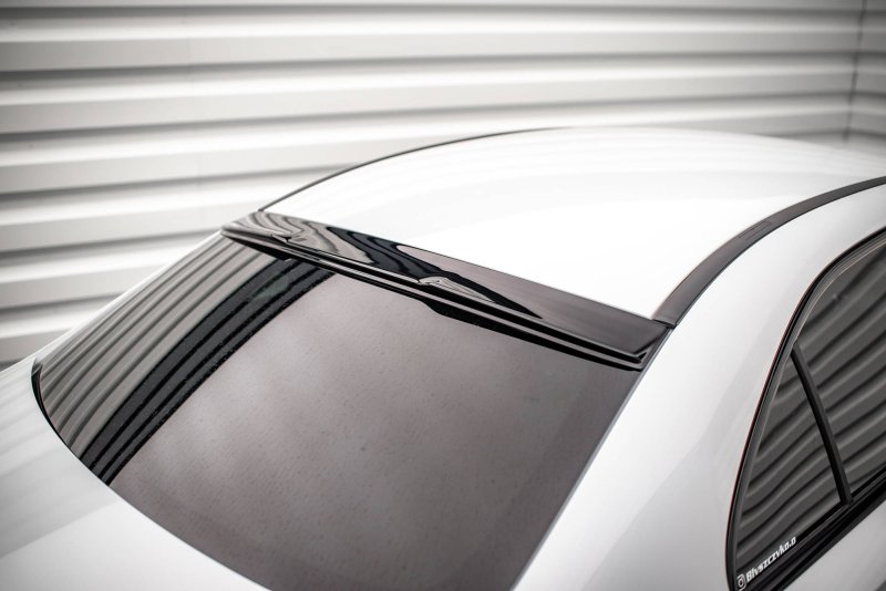 Maxton Heckscheiben Spoiler für Mercedes A35 Limousine V177 schwarz Hochglanz ME-A-177-35-S-H1-G