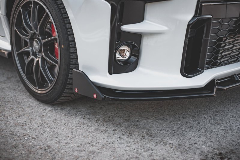 Maxton Front Ansatz +Flaps für V.2 Toyota GR Yaris Mk4 TO-YA-4-GR4-FD2G+FS