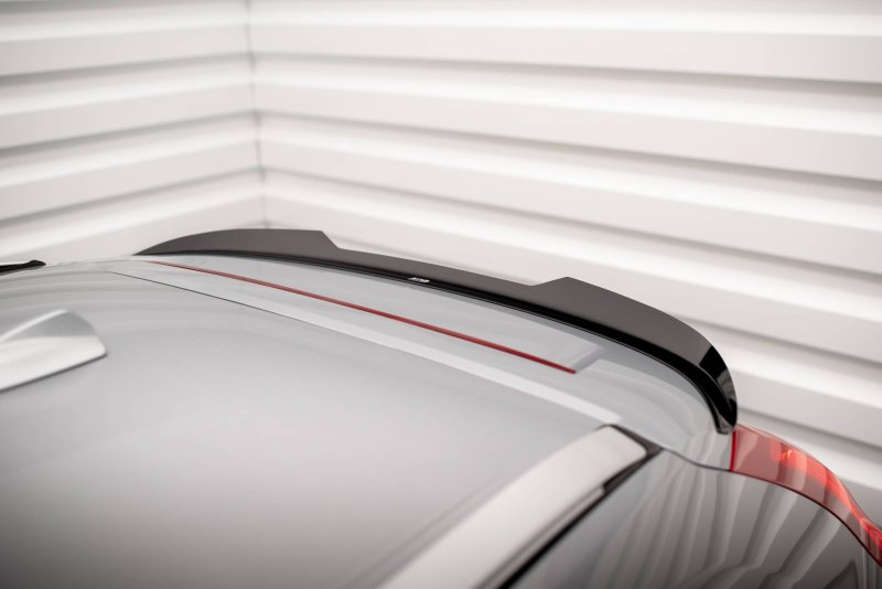 Maxton Spoiler CAP für Volvo XC60 R-Design Mk1 Facelift schwarz Hochglanz VO-XC60-1F-RDESIGN-CAP1-G