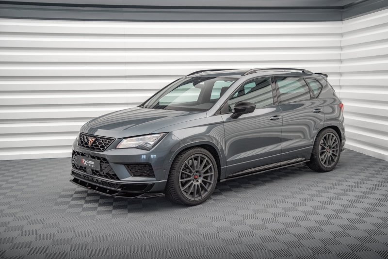 Maxton Seitenschweller Ansatz für Cupra Ateca schwarz Hochglanz CU-AT-1-SD1-G