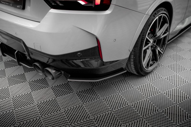 Maxton Street Pro Heck Ansatz Flaps Diffusor für BMW 2 Coupe M240i G42 BM242MCNC-RSD1BRB