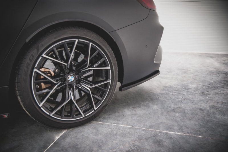 Maxton Heck Ansatz Flaps Diffusor V.2 für BMW M8 Gran Coupe F93 schwarz Hochglanz BM-M8-G16-GC-RSD2-G