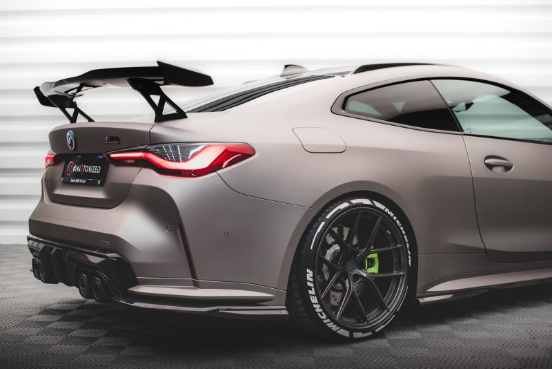 Maxton Carbon Fiber Heck Ansatz Flaps Diffusor für BMW M4 G82 CF-BM-4-G82-M-RSD1-245-P