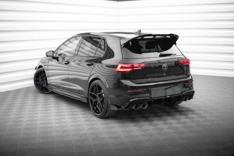 Maxton Heck Ansatz Flaps Diffusor V.6 + Flaps VW Golf R Mk8 VW-GO-8-R-RSD6G+RSF1B