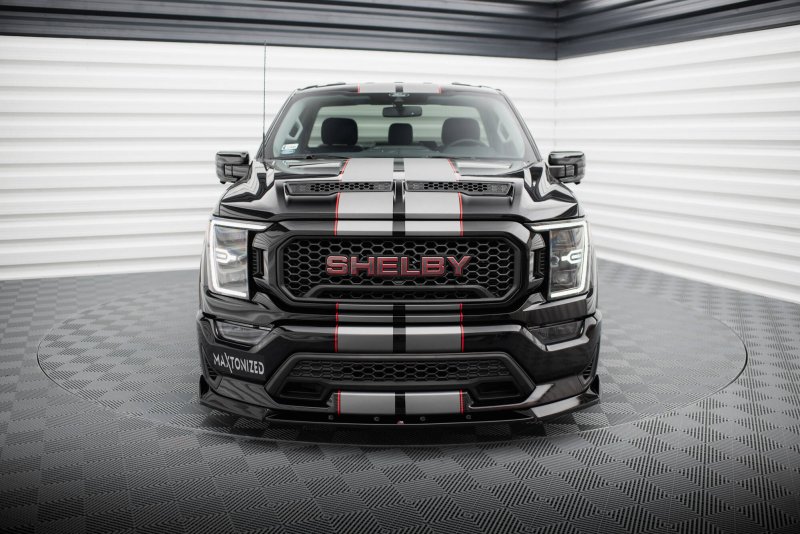 Maxton Front Ansatz Shelby F150 Super Snake schwarz Hochglanz SH-F150-SS-FD1-G