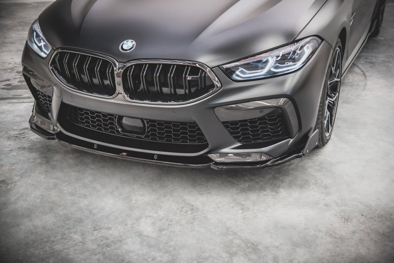 Maxton Front Ansatz +Flaps für V.1 BMW M8 Gran Coupe F93 BM-M8-G16-FD1G+FS