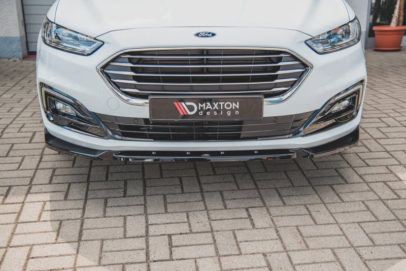 Maxton Front Ansatz für Ford Mondeo Mk5 Facelift  schwarz Hochglanz FO-MO-5F-FD1-G