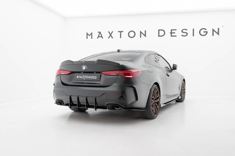 Maxton Street Pro Heck Ansatz Flaps Diffusor BMW M440i G22 / G23 / G22 Facelift / G23 Facelift BM4G22MPACKCNC-RSD2BRB
