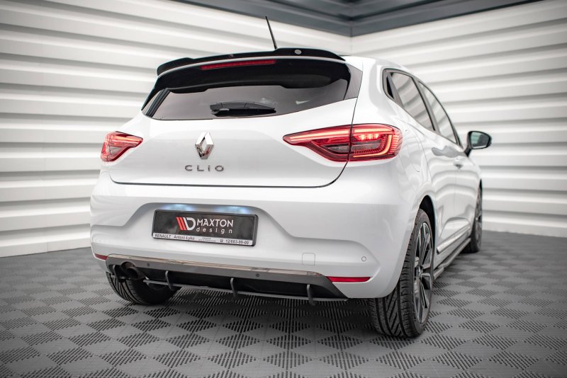 Maxton Spoiler CAP für Renault Clio Mk5 schwarz Hochglanz RE-CL-5-CAP1-G